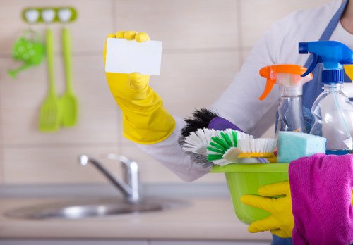 Customer complaint being acknowledged in a cleaning service process