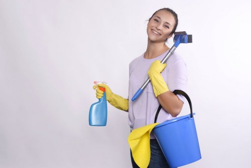 Local cleaning company in Paddington preparing a tidy office