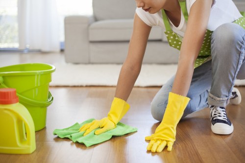 Internal review of a customer issue in a cleaning business