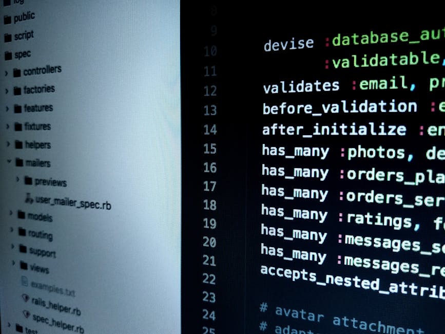 Close-up of a computer screen displaying lines of HTML code highlighted with various colors, including tags, attributes, and filenames such as 'bibek's photo' and 'pxpic2.png'. The code appears to be